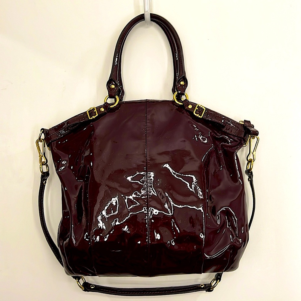 Coach Madison Lindsey Plum Satchel/Handbag - Picture 3 of 11